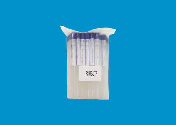 Écouvillons CM-FS913 assemblés en nylon avec le long écouvillon d'échantillonnage d'ADN de sachet de tube/en plastique
