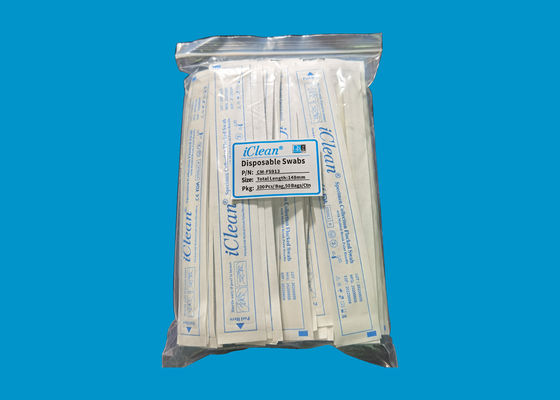 Écouvillon nasopharyngal de fibre en nylon et écouvillon de nez de grippe assemblé par écouvillon oro-pharyngé