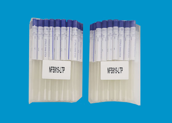 Écouvillon assemblé en nylon de échantillonnage buccal moulé de soin oral des écouvillons 152mm d'ADN de point de rupture