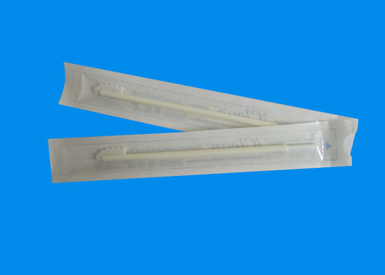 Échantillonnage de l'écouvillon nasal assemblé stérile de gorge en nylon de fibre d'écouvillon pour la grippe