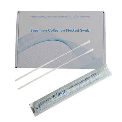Nasal jetable assemblé les écouvillons buccaux CM-FS913 d'ADN tamponne/fibre en nylon