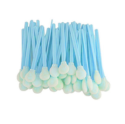Écouvillons circulaires ronds jetables de bouche d'éponge de tête de l'industrie CM-FS708