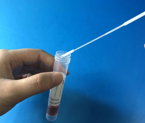 Le bâton de virus s'est assemblé les kits jetables de Vtm d'écouvillons d'Iclean avec l'écouvillon nasal