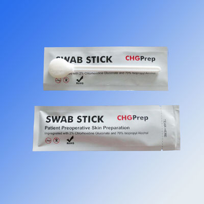 Écouvillon chirurgical de gluconate de Chlorhexidine de mousse de peau