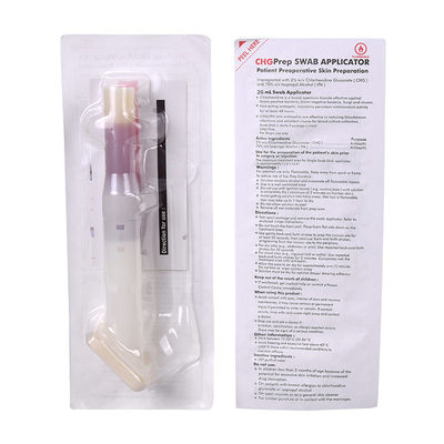 10,5 applicateur de la préparation CHG de ml/poignée d'ABS applicateur de Chlorhexidine