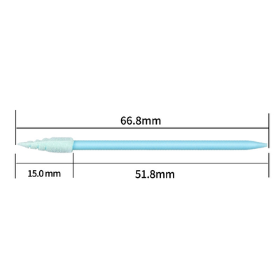 Le Cleanroom d'astuce de mousse de cm FS751 tamponne la mousse principale en spirale aiguë non pelucheuse