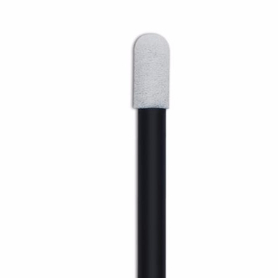 Le Cleanroom de poignée de noir de cm FS920 tamponne avec la tête ronde d'éponge