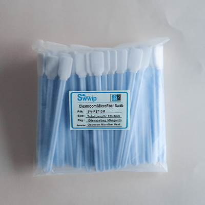 Tête de cm PS713M Microfiber Swab Rectangle pour le nettoyage de capteur de caméra