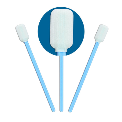 Tête jetable de rectangle de couche de cm PS714M Cleanroom Swabs Double