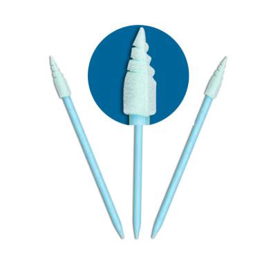 L'écouvillon ouvert jetable de mousse de Cleanroom d'astuce des cellules CM-FS751 collent la tête en spirale aiguë industrielle
